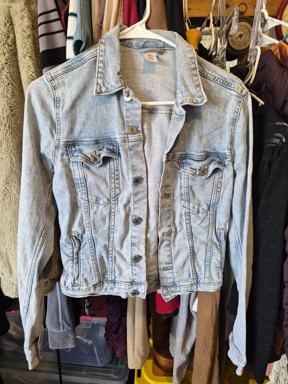 Light Wash Denim Jacket - Women